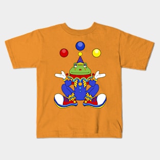 Clown Frog Kids T-Shirt